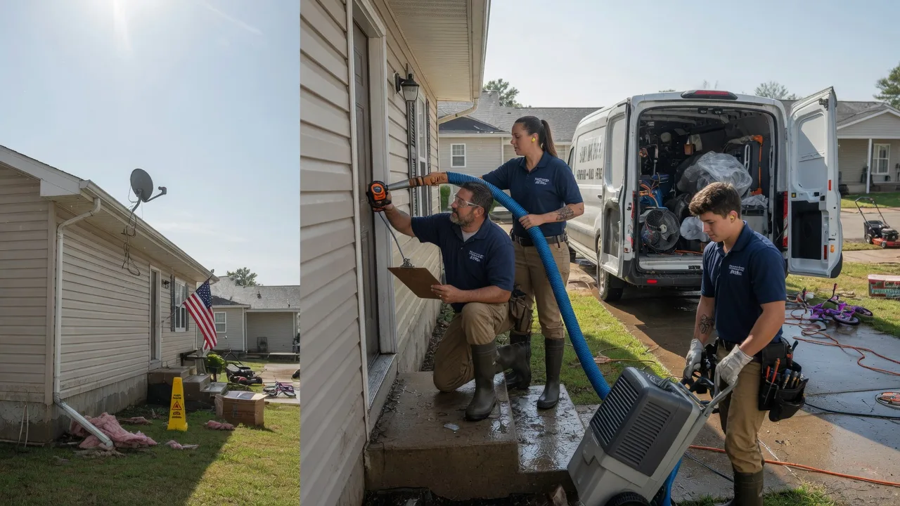 Ceiling Water Damage Restoration in Pencil Bluff, AR near me